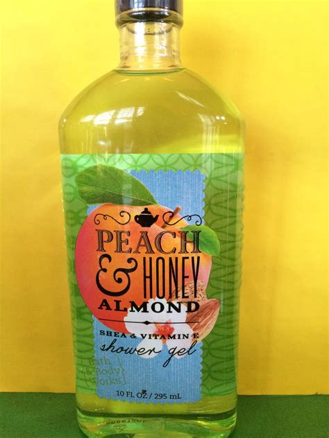 peach and honey almond bath and body works